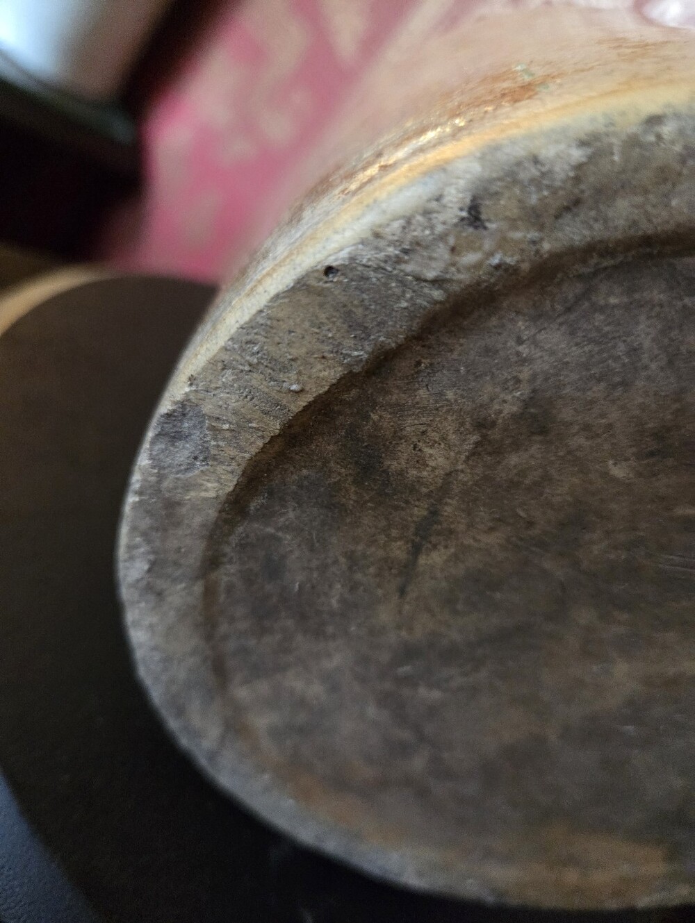 Antique Primitive Stoneware Jug Salt Crackled Glazed - Picture 11 of 14
